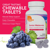 Suplemento para niños 1 mg masticable apoyo para dormir 120u