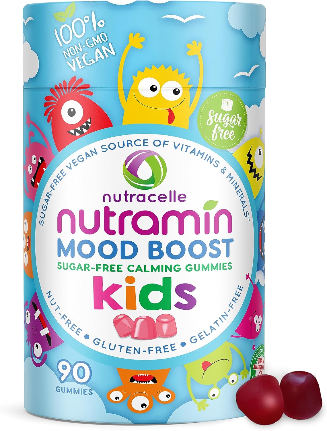 Gummy Calmante NUTRAMIN Kids con Magnesio y Ashwagandha 90 ct