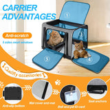 Transportín Extra Grande con Ruedas Petskd para Mascotas