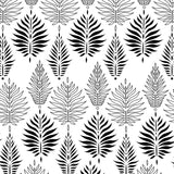 Pegatinas de Pared Kazova, Hojas Modernas, Patrón de Helechos