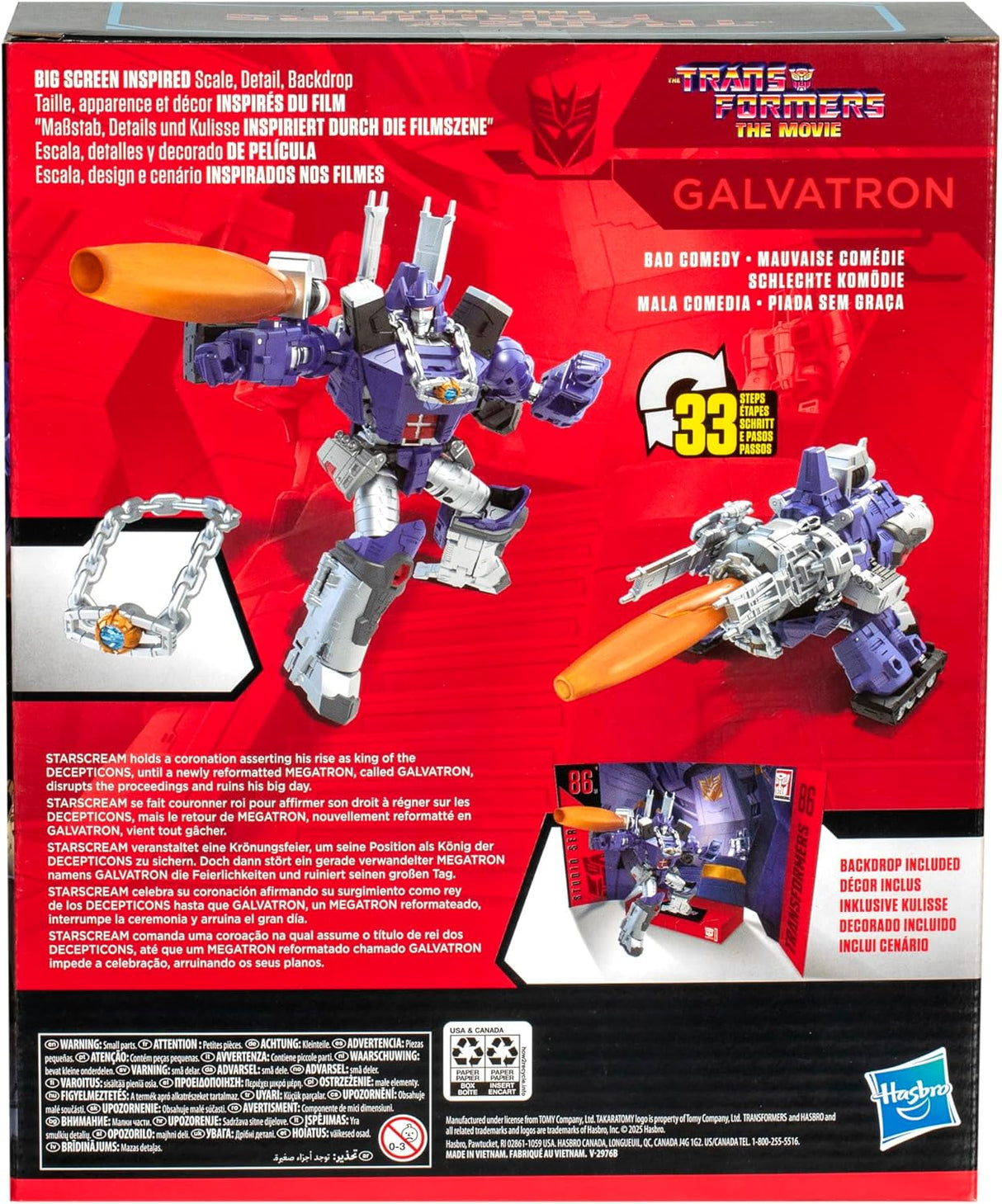 Transformers Studio Series Galvatron 8.5 Figura de Acción