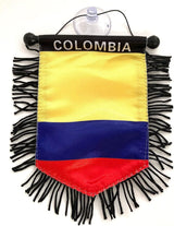 BUNFIREs Bandera de Colombia Mini Banner Espejo Retrovisor Ventana Coche Inicio Orgullo Colombiano