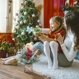 Árbol de Navidad pequeño, marca desconocida, 9 artificial, 2PCS.