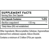 Suplementos Thorne Bacillus Coagulans Probiótico 60 cápsulas