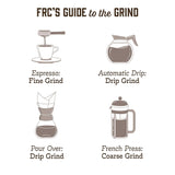 Café Molido Orgánico Fair Trade Black Knight Decaf 12 oz, Tostado Oscuro