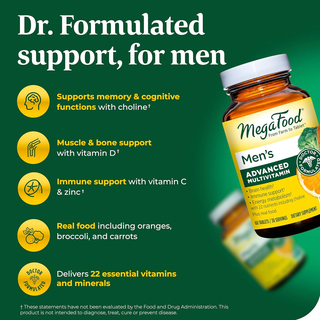 Suplemento Vitaminas MegaFood Multi  para mujeres 60 und