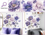 Stickers de Flores y Mariposas 3D - Decoración Infantil