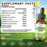 L-Lysina Monolaurina Líquido Suplemento 1000mg, Inmuno 2FL OZ