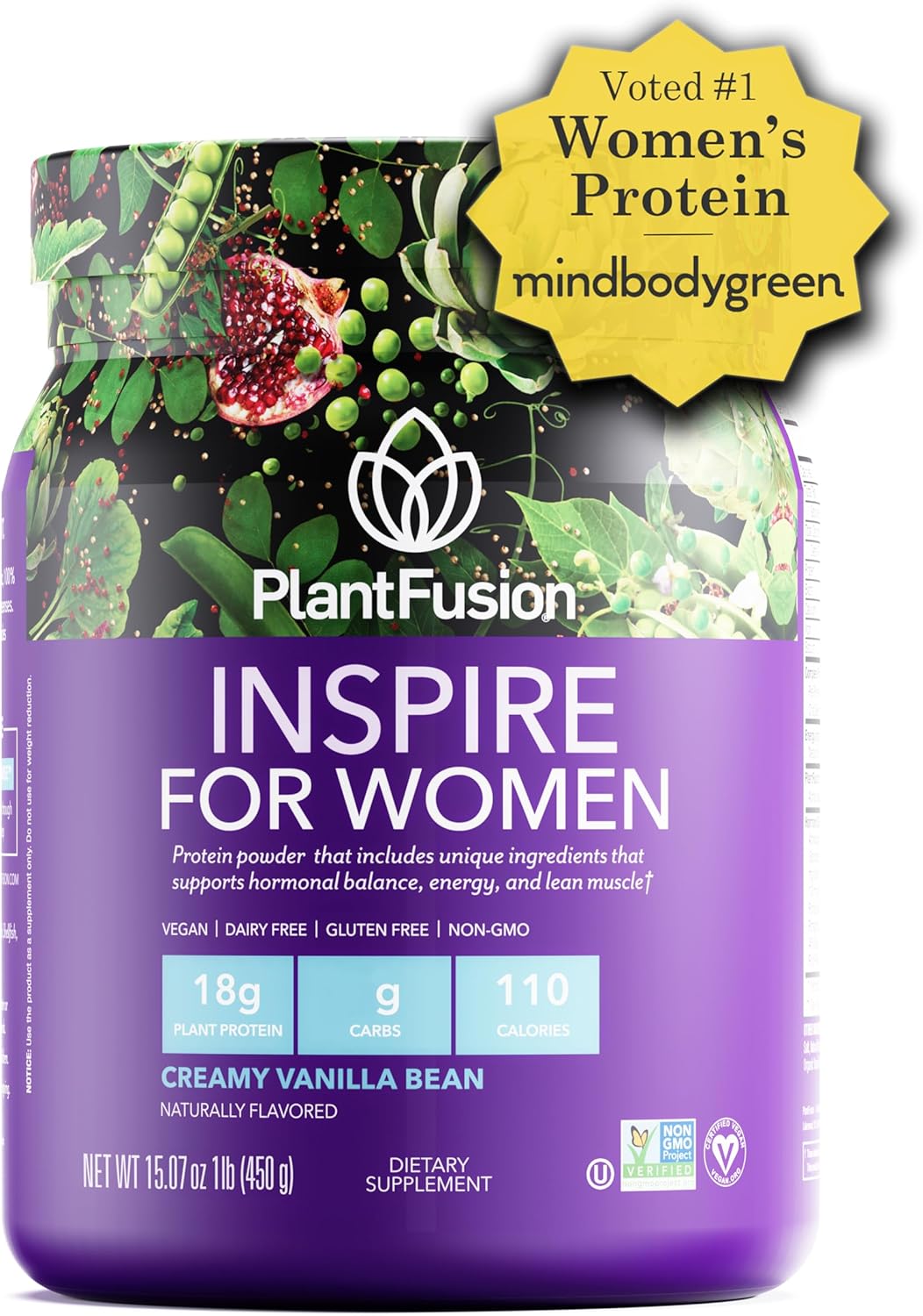 Polvo de proteína vegetal para mujer PlantFusion Inspire