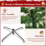 Árbol de Navidad Artificial 6ft con Luces, Premium, Modelo X