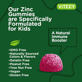 Suplemento Gomitas de zinc para niños de 25 mg inmunológico
