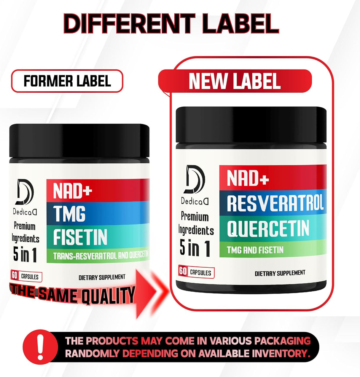 Suplemento NAD+ 500mg - Energía y Reparación - 60 Cápsulas