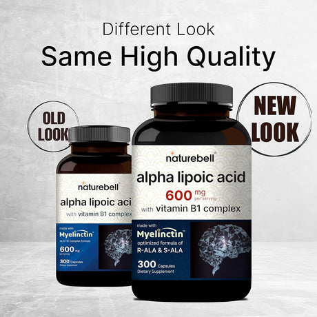 Suplemento Ácido alfa lipoico de 600 mg por porción  300 cáp