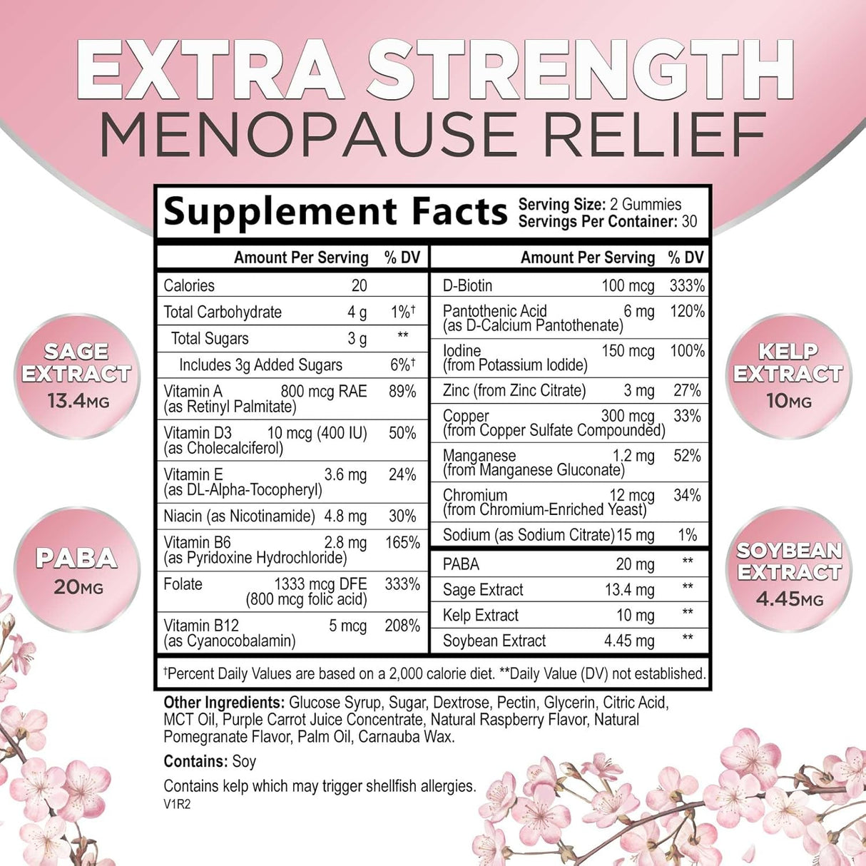 Suplementos completos de menopausia para mujeres