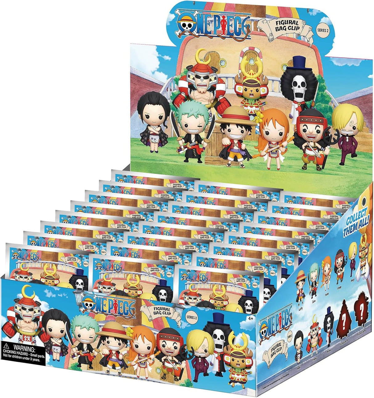 Clip de Espuma 3D One Piece - Serie 2 Figura Sorpresa