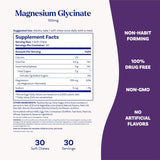 Suplementos de Magnesio Glycinate Natrol 100mg, 30 días