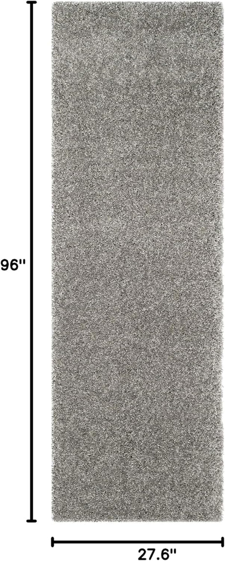 Alfombra Runner Shag 2'3 x 8, Antideslizante, Fácil Cuidado