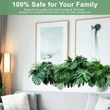 Adhesivo de Pared Hoja de Palma Tropical Decoración Removible