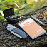 Cuchillo de bolsillo EDC con mango de titanio para hombres