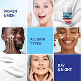 Crema de retinol para cara con ácido hialurónico MOONRIN