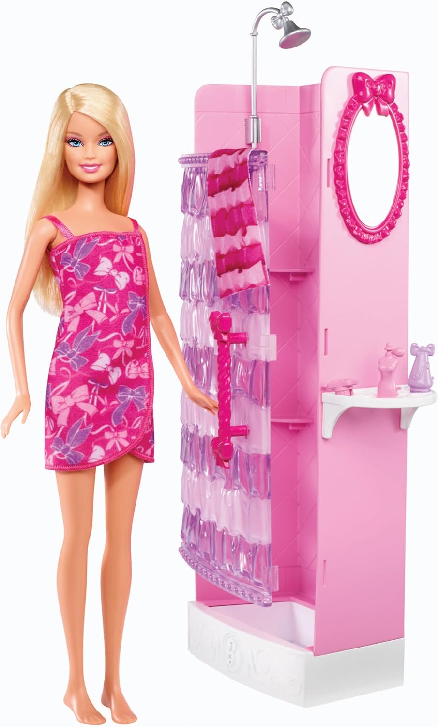 Barbie Glam Shower Juego Set con Accesorios B1340