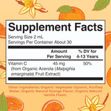 Vitamin C para niños MaryRuth Organics, soporte inmunológico, 2oz