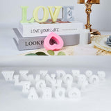 Molde de Letras 2.5 para Resina, 27 Pcs, Ideal para Velas