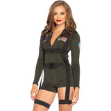 Disfraz de top gun para mujer Tamaño: L