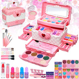 Kit de Maquillaje para Niñas - Juguete No Tóxico, Lavable