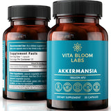 Akkermansia Probiótico, Apoyo Digestivo y Microbioma, 1B AFUs, 30 caps