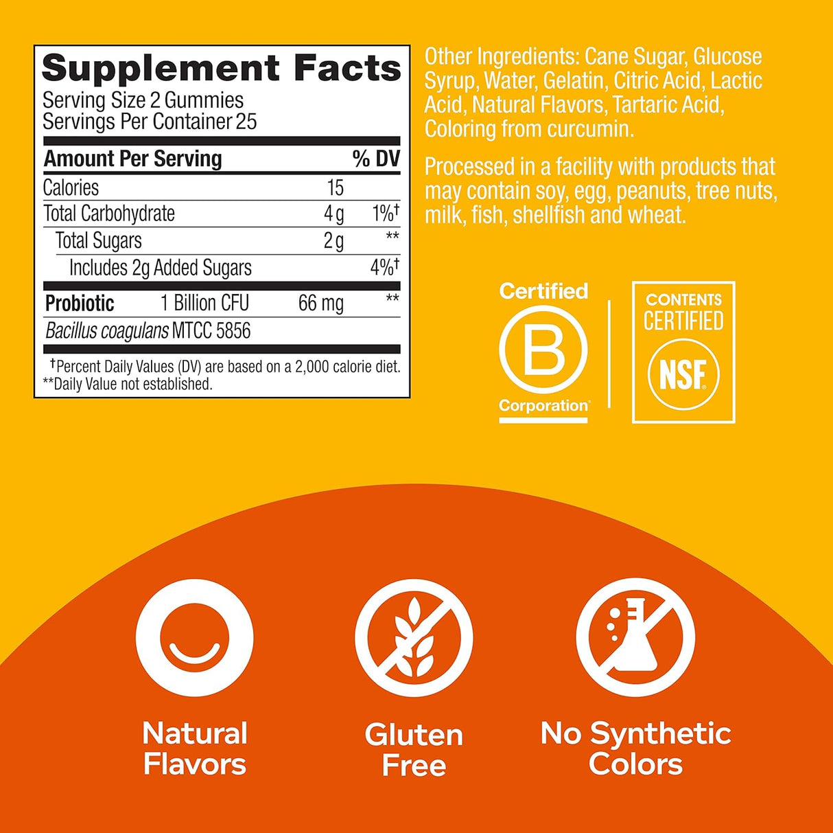 Suplementos Probiotic Gomitas que fortalecen sistema inmune