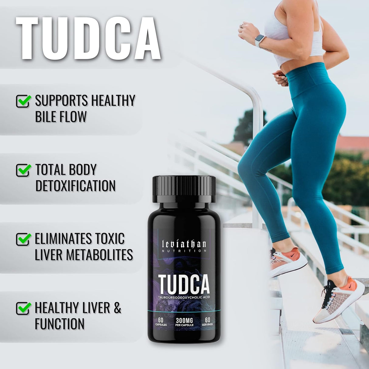 Suplementos El mejor apoyo de Tudca para limpieza hepática
