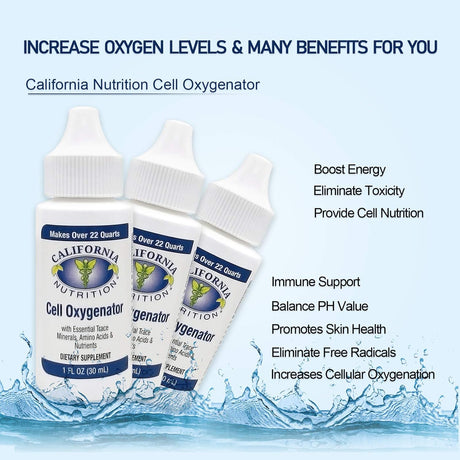 Suplemento Cell Oxygenator 1 Fl  Pack of 10 oxígeno líquido
