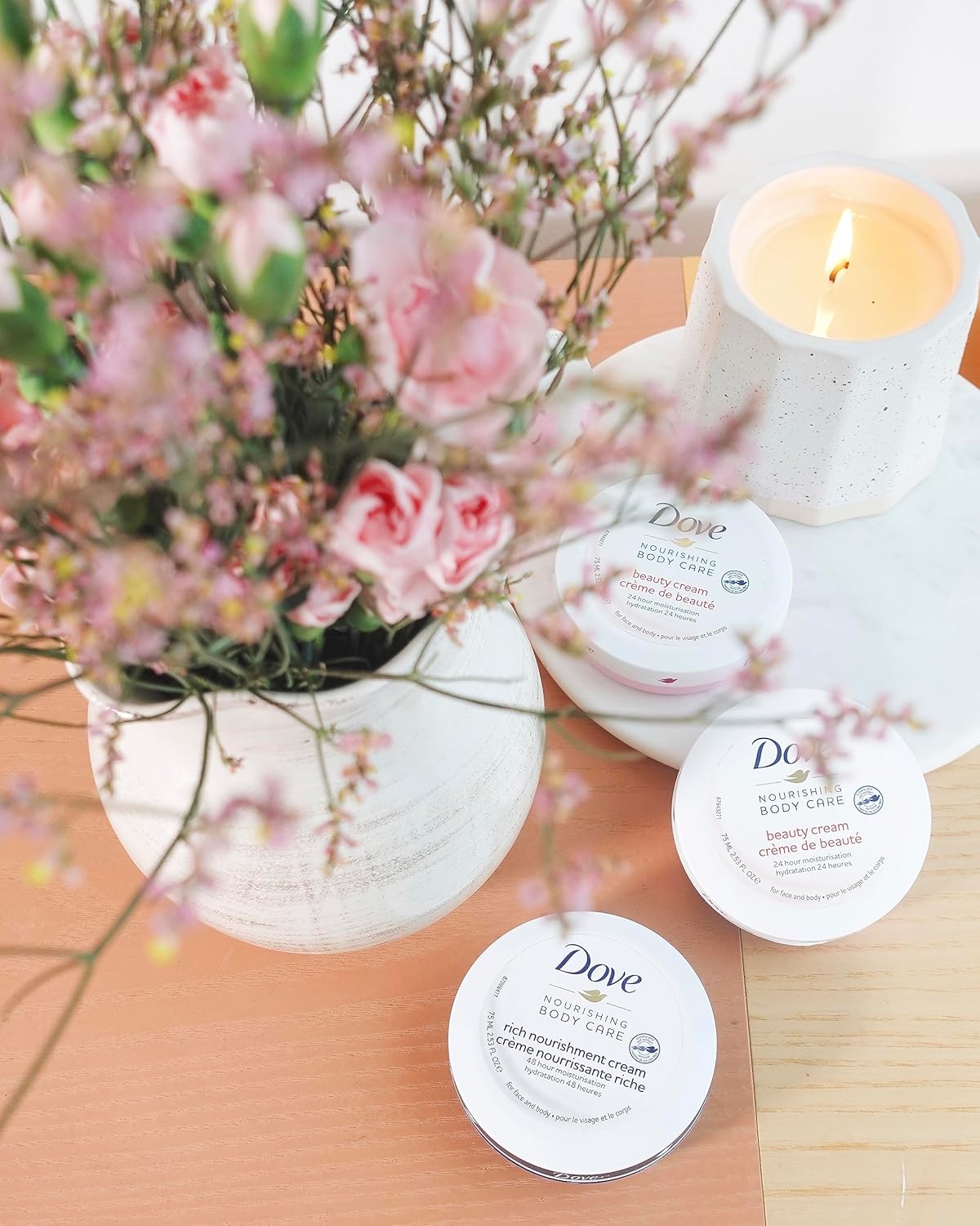 Crema nutritiva para el cuidado del cuerpo Dove