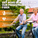 Suplementos de fibra prebiótica de cáscara de psyllium