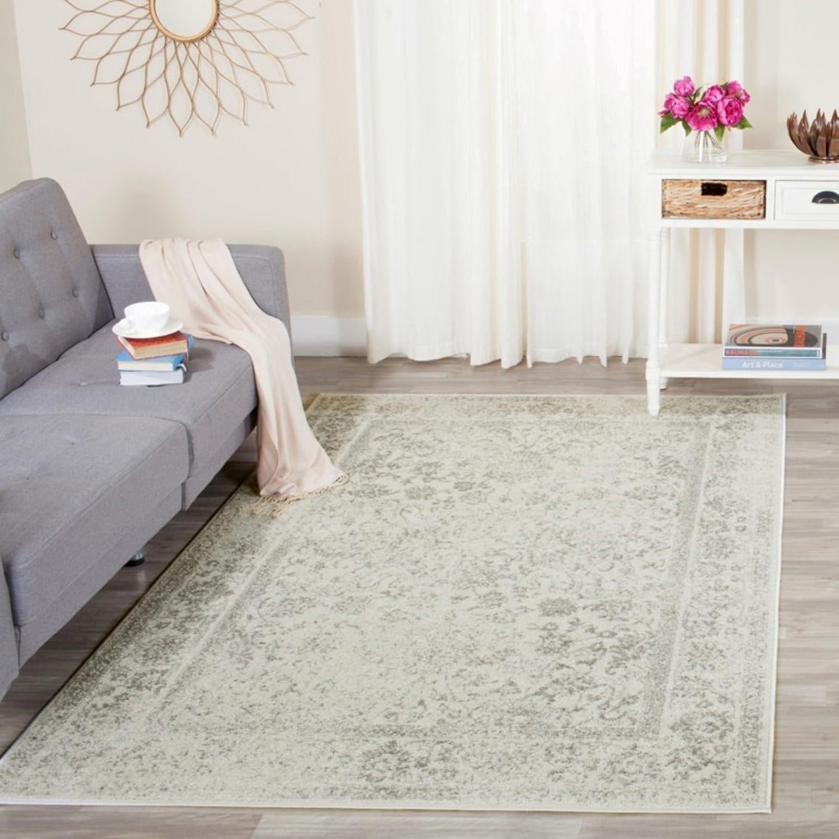 Alfombra Oriental Distressed 6' Cuadrada ADR109H