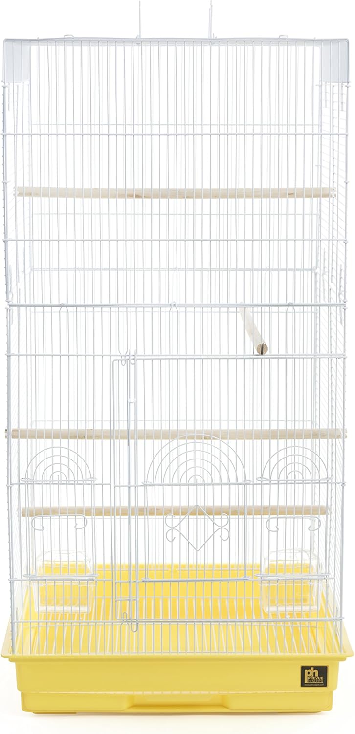Jaula alta color amarillo Prevue Pet Products SPECONO1818H-Y