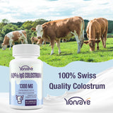 Cápsulas de Colostro Bovino 1300mg - 60% IgG - 60 Cápsulas