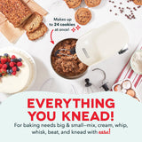 Batidora de pie 3.5qt DASH, 12 velocidades, accesorios incluidos