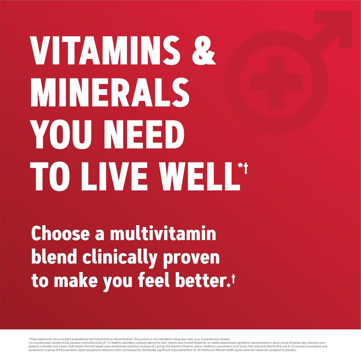 Suplementos Alimenticios Multivitamínico GNC Mega Men