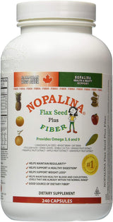 Cápsulas Nopalina Flax Seed Plus 240 Cápsulas, Salud Digestiva
