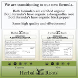 Cápsulas de Ashwagandha Herbal Roots | Fuerza Extra | 60 Veganas