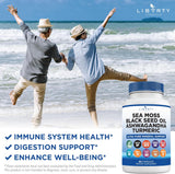 Suplemento natural con aceite de semilla negra y jengibre 1 Pack