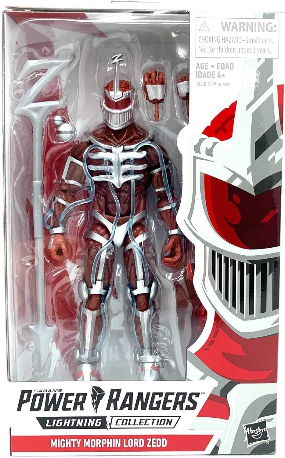 Figura de acción Lord Zedd 6 coleccionable Mighty Morphin
