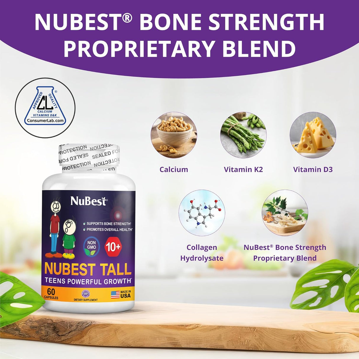 Suplemento de Crecimiento NuBest Tall 10+, 12 Paquetes