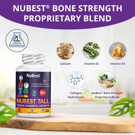 Suplemento de Crecimiento NuBest Tall 10+, 12 Paquetes