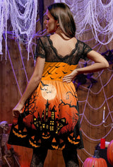 Disfraces de Halloween naranja talla S
