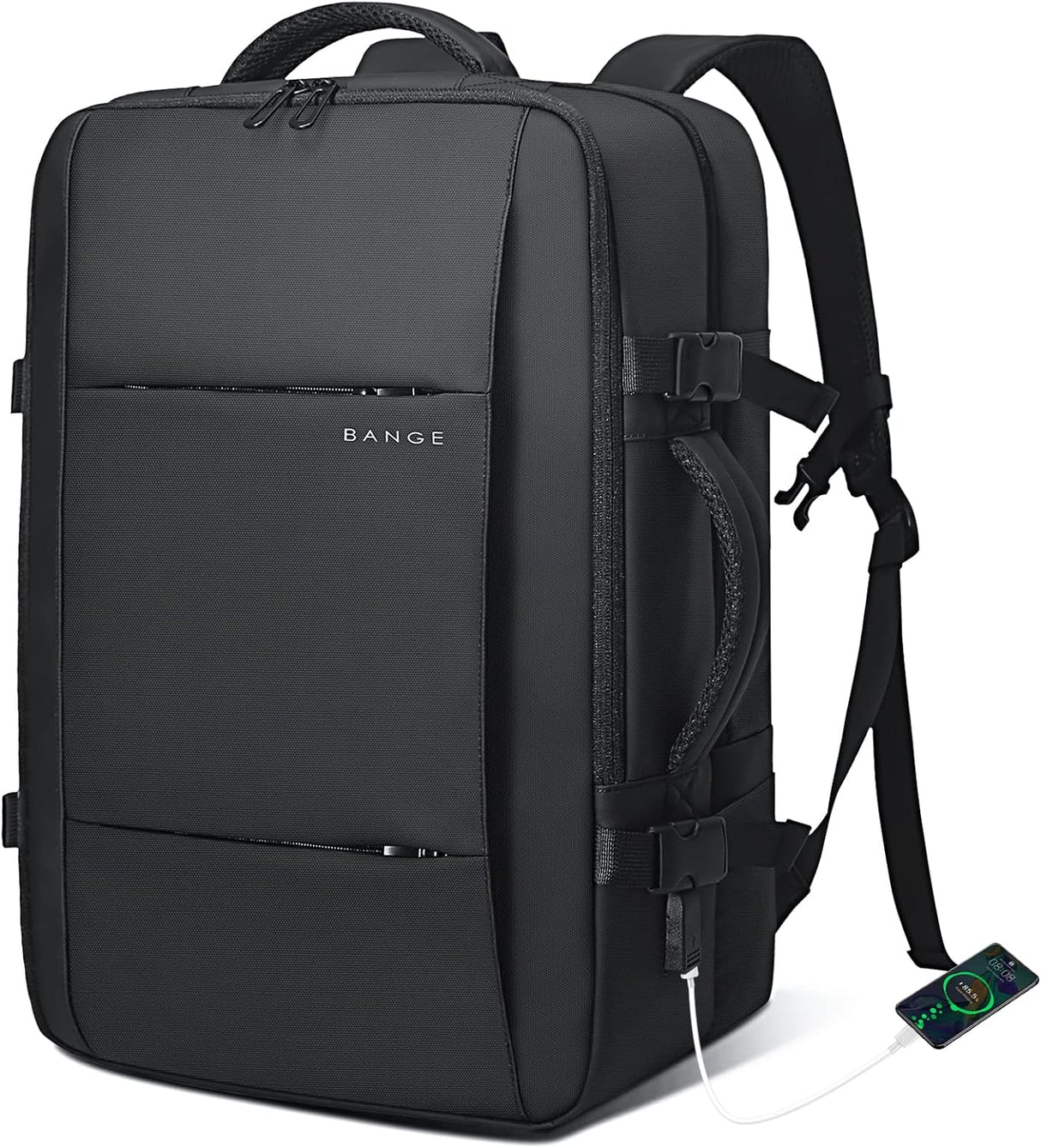 Mochila BANGE para Viajes, Aprobada para Vuelo, 17 Laptop