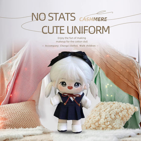 Muñeca de peluche 20cm - Juguete Kawaii con esqueleto articulado