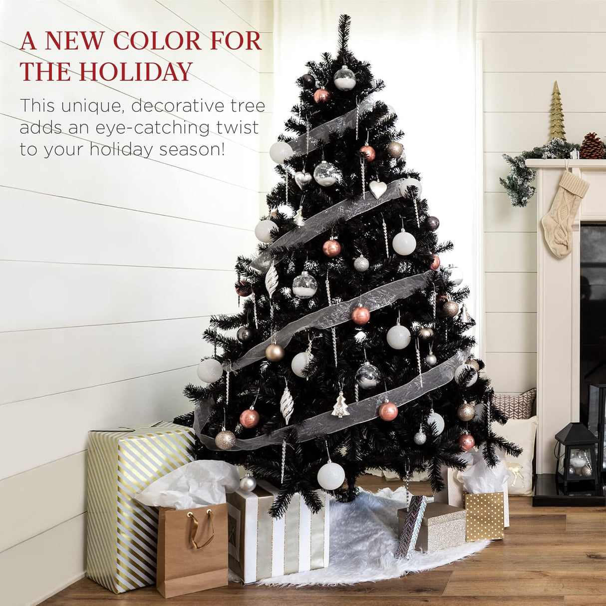 Árbol de Navidad Artificial 6ft Best Choice Products, 250 Luces